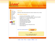 Tablet Screenshot of listomax.com